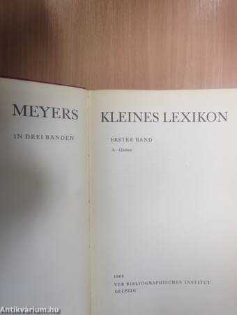 Meyers Kleines Lexikon 1.