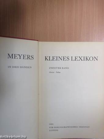 Meyers Kleines Lexikon 2.