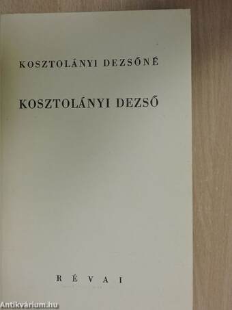 Kosztolányi Dezső