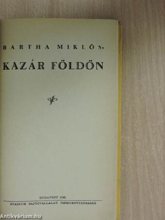 Kazár földön