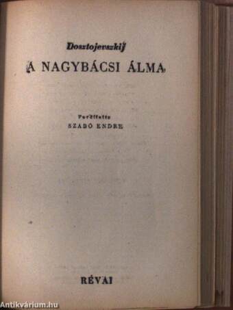 A Sándor körül/Az ezerkettedik éjszaka/Három királyok csillaga/A nagybácsi álma/A Krúdy Kálmán csínytevései