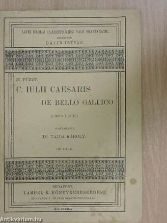 C. Iulii Caesaris de bello gallico