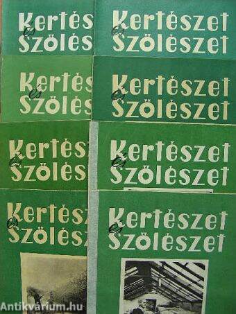 Kertészet és Szőlészet 1954. (nem teljes évfolyam)