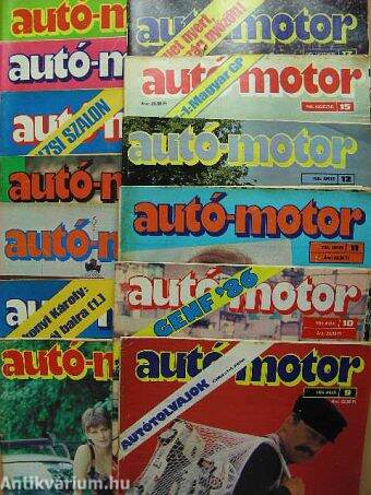 Autó-Motor 1986. (nem teljes évfolyam)