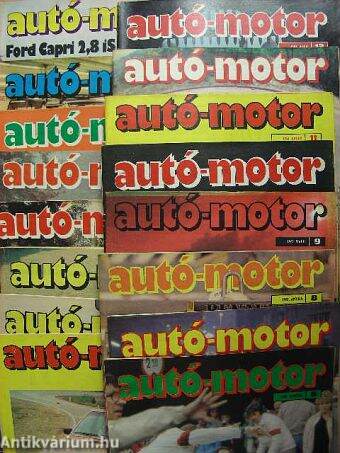 Autó-Motor 1981. (nem teljes évfolyam)