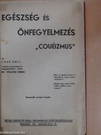 Egészség és önfegyelmezés