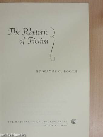 The Rhetoric of Fiction