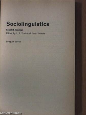 Sociolinguistics