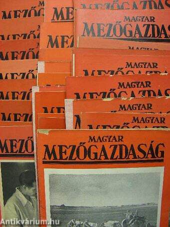 Magyar Mezőgazdaság 1950-1954. (vegyes számok)