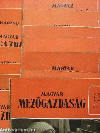 Magyar Mezőgazdaság 1956. január-október