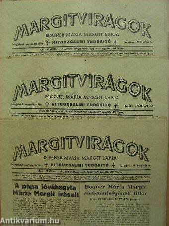 Margitvirágok 1944. (nem teljes évfolyam)