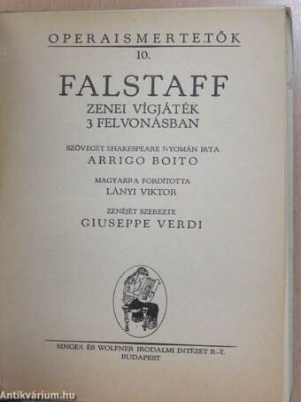 Verdi: Falstaff