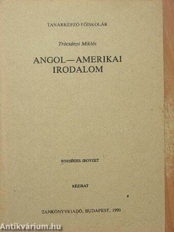 Angol-amerikai irodalom