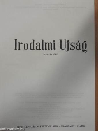 Irodalmi Ujság 1966-1968. január-december