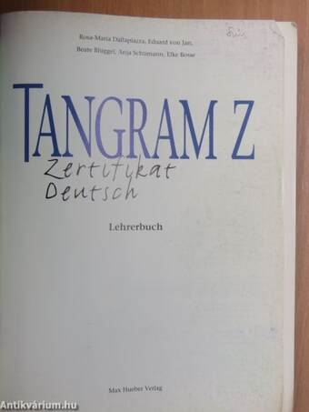 Tangram Z - Lehrerbuch