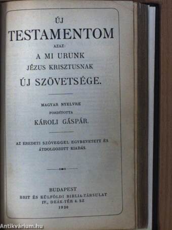 Szent Biblia