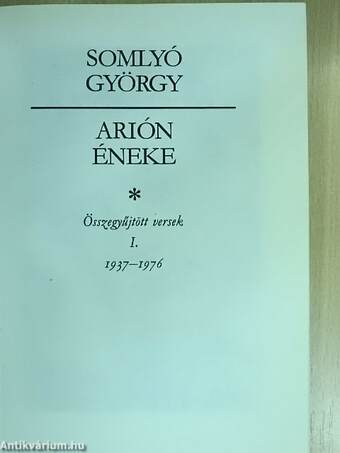 Arión éneke I.