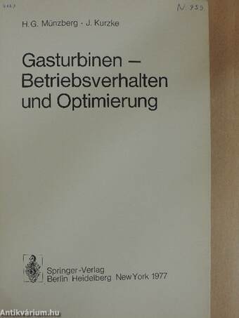 Gasturbinen - Betriebsverhalten und Optimierung