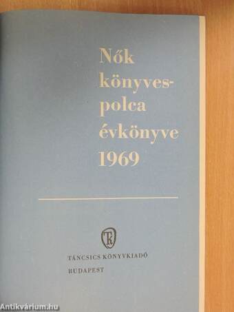 Nők könyvespolca évkönyve 1969