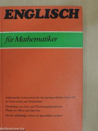 Englisch für Mathematiker