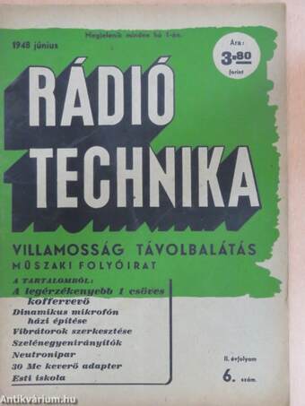 Rádiótechnika 1948. június