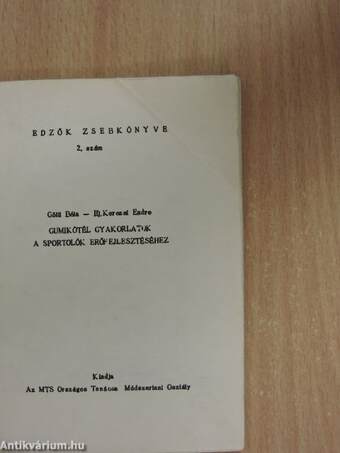 Gumikötél gyakorlatok a sportolók erőfejlesztéséhez