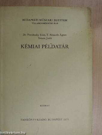 Kémiai példatár