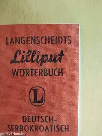 Langenscheidts Lilliput Wörterbuch Deutsch-Serbokroatisch (minikönyv)