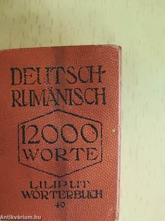 Liliput-Wörterbuch Deutsch-Rumänisch/Rumänisch-Deutsch (minikönyv)