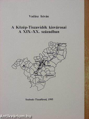 A Közép-Tiszavidék kisvárosai a XIX-XX. században