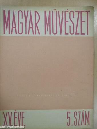 Magyar Művészet 1948/5.