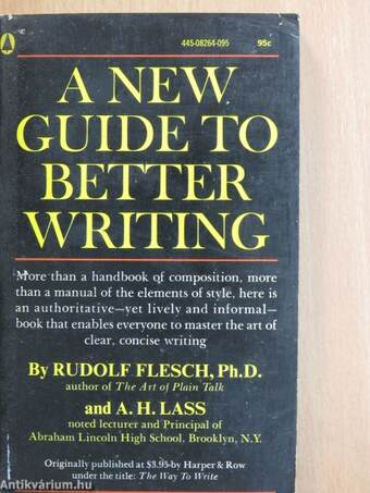 A new guide to better writing