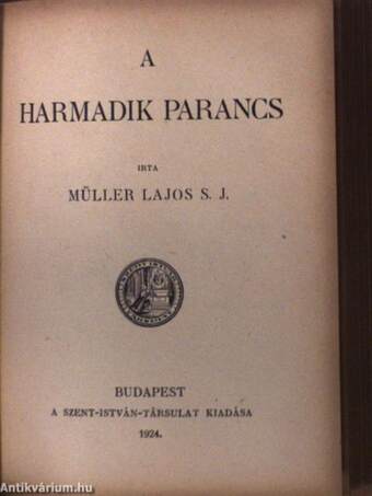 Az első parancs/A második parancs/A harmadik parancs/A negyedik parancs/Az ötödik parancs/A hatodik és kilencedik parancs/A nyolcadik parancs/A hetedik és tizedik parancs