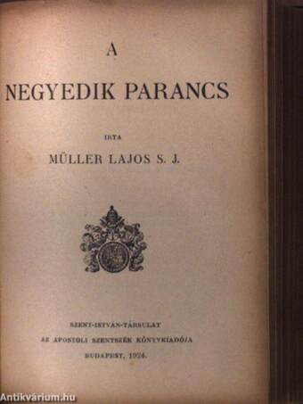 Az első parancs/A második parancs/A harmadik parancs/A negyedik parancs/Az ötödik parancs/A hatodik és kilencedik parancs/A nyolcadik parancs/A hetedik és tizedik parancs