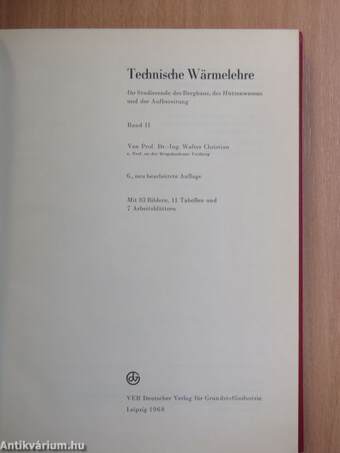 Technische Wärmelehre II.