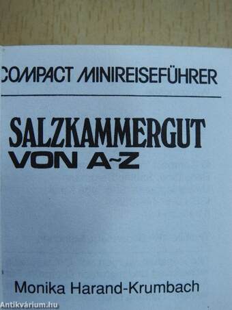 Salzkammergut von A-Z (minikönyv)