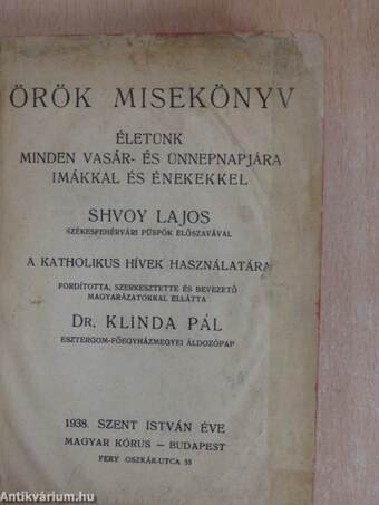 Örök misekönyv