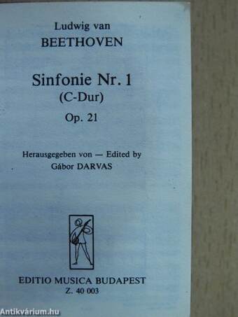 Sinfonie Nr. 1 (C-Dur) (minikönyv)