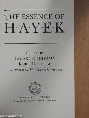 The essence of Hayek