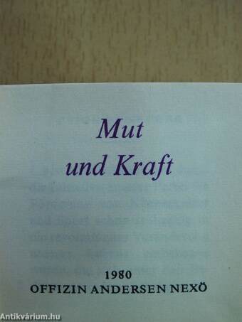 Mut und Kraft 1-2. (minikönyv)