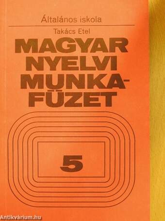 Magyar nyelvi munkafüzet 5.