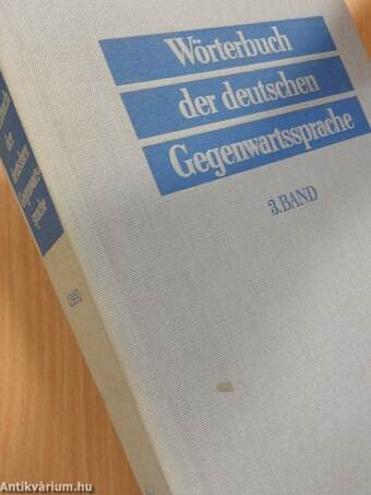 Wörterbuch der deutschen Gegenwartssprache 3.