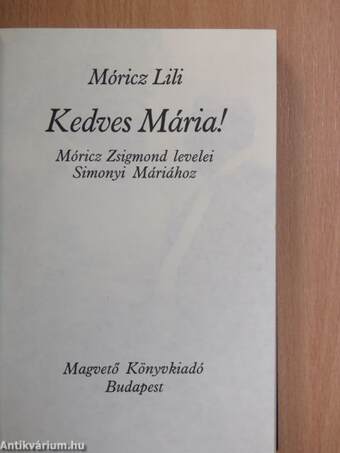 Kedves Mária!