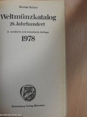 Weltmünzkatalog 1978