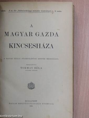 A magyar gazda kincsesháza