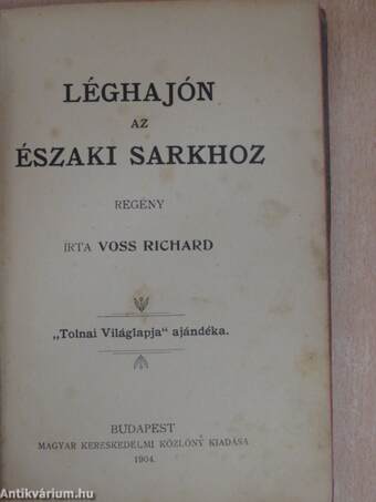 Léghajón az Északi Sarkhoz