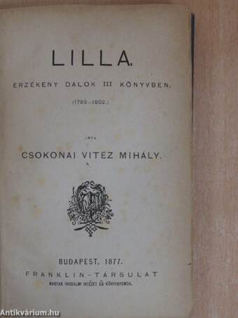 Lilla/Ódák/Dorottya, vagyis a dámák diadalma a farsangon/Békaegérharcz