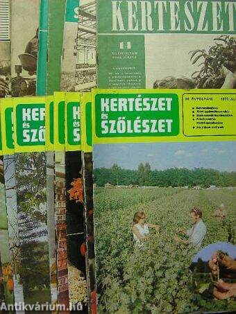 Kertészet és Szőlészet 1956-1979. (27 vegyes szám)