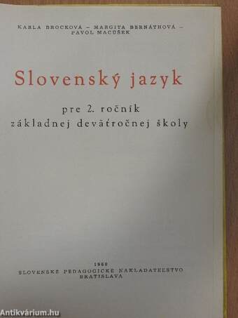 Slovensky jazyk