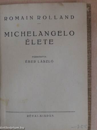 Michelangelo élete